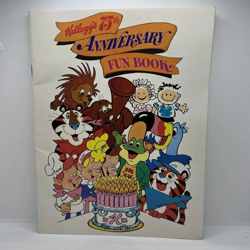 Vintage Kellogg's 75th Anniversary Fun‎ Book